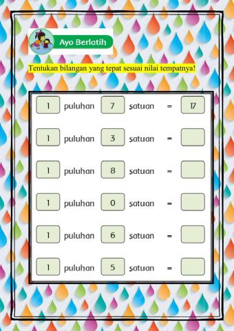 Menentukan nilai tempat