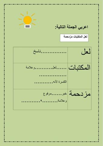 الحروف الناسخة