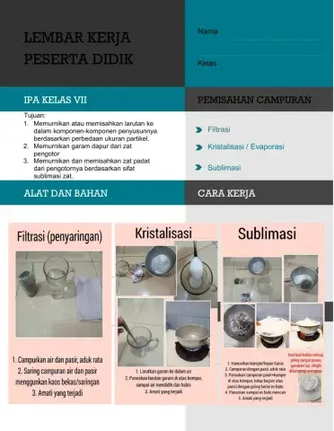 LKPD Pemisahan Campuran