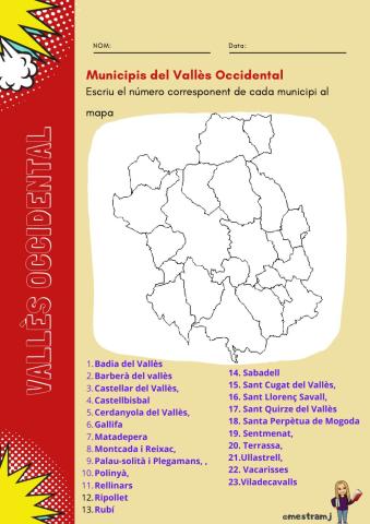 Municipis del Vallès Occidental