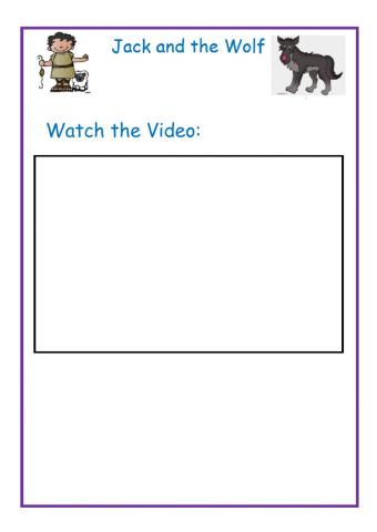 Jack and the Wolf Comprehension Guide