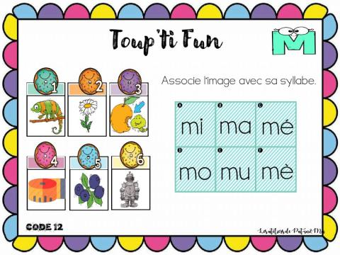 M - Toup'ti Fun - Fiche 2