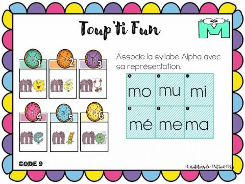 M - Toup'ti Fun - Fiche 4