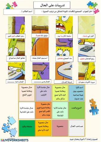 تطبيقات على الحال