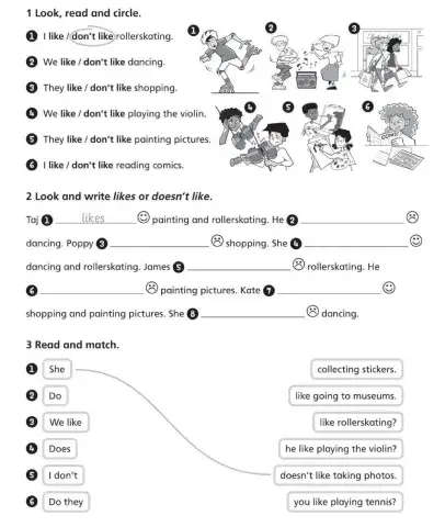 Free time activities