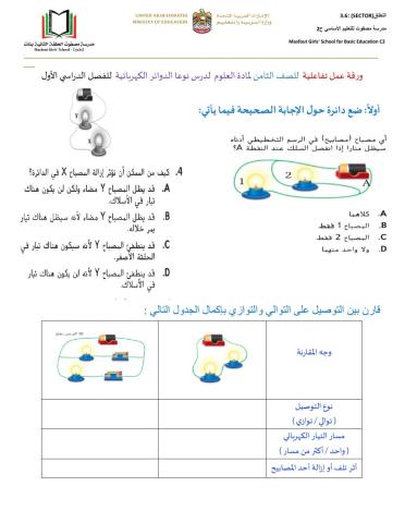نوعا الدوائر الكهربائية 2