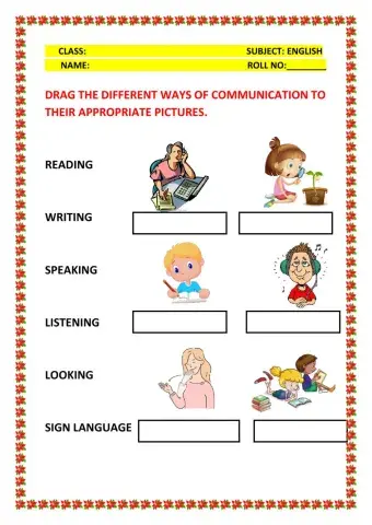 Communication and comprehension