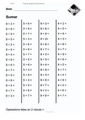 Quinzet sumes tercer