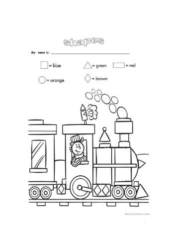 Shapes in train