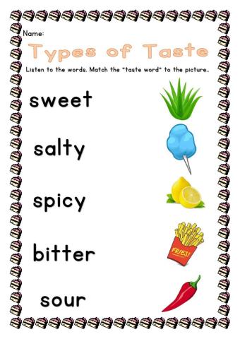 Types of taste