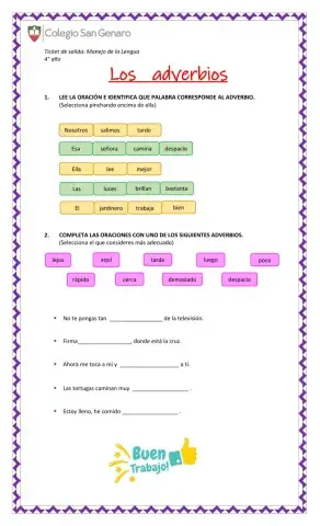 Los adverbios