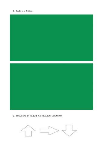 Up, down, left and right