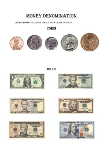 Money denominations