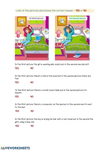 Movers Speaking Part 1