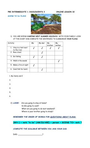 Lesson 32           Pre intermediate 1-Ado 3