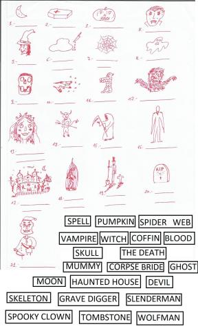 Halloween monsters