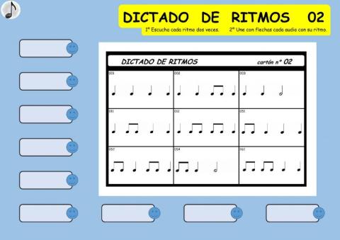 DICTADO DE RITMOS 02