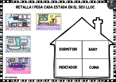 Partes de la casa relaciona