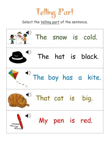 Telling Part of a Sentence DJ