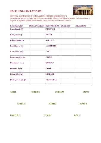 Tercera declinación