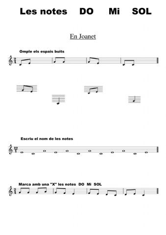 Notes do mi sol