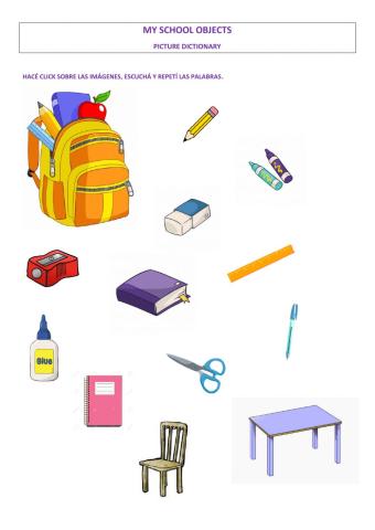 My school objects
