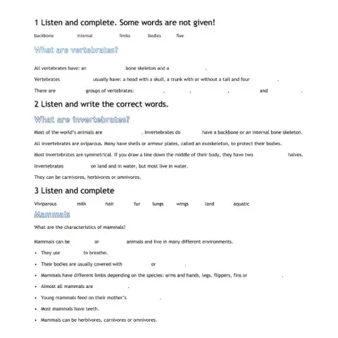 Listen comprehension