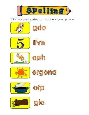 Spelling Words