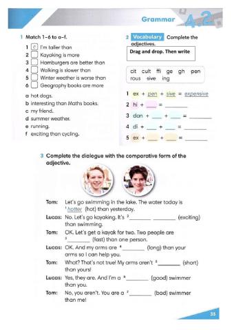 Comparative adjectives
