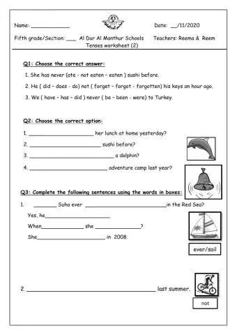 Grammar - Present Perfect Vs. Past Simple