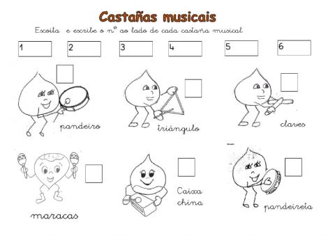 Castañas musicais