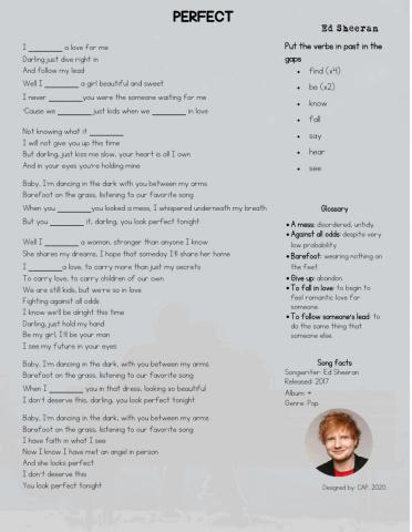 Perfect- Ed Sheeran