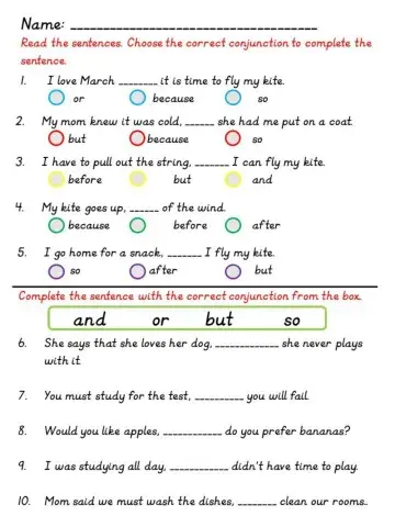 Conjunctions