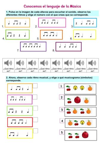 Conocemos el lenguaje musical