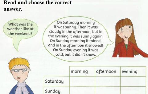 Reading comprehension