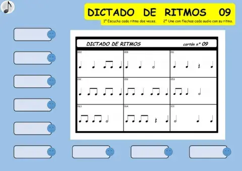 DICTADO DE RITMOS 09