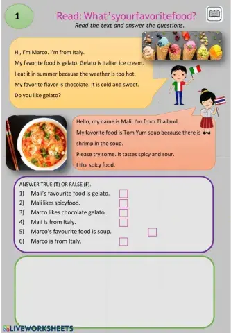 Reading comprehension