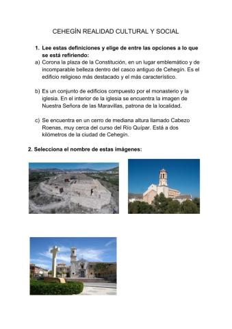 Cehegín: realidad cultural y social