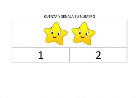 Cuenta y señala el número correcto