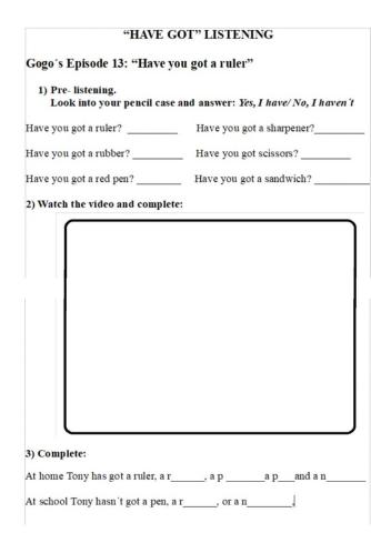 Gogo 13. Have you got a ruler?