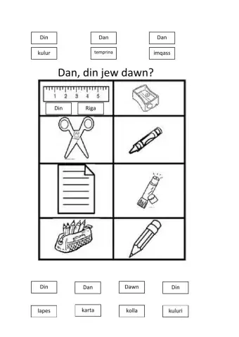 Dan, din jew dawn? Malti