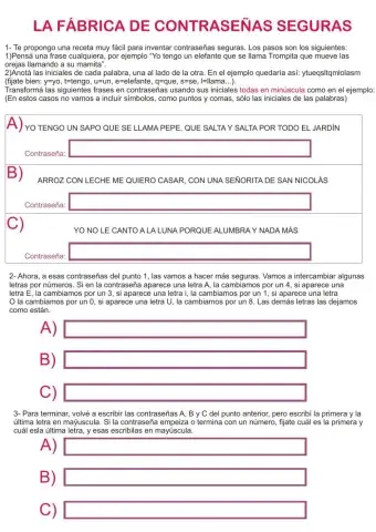 Contraseñas seguras