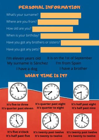 REVIEW UNIT 1 (PRIMARY 6)