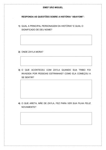 Interpretação história -Abayomi-