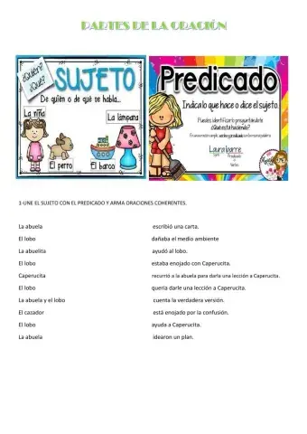 Sujeto y predicado