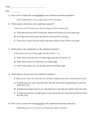 Conditional Statements