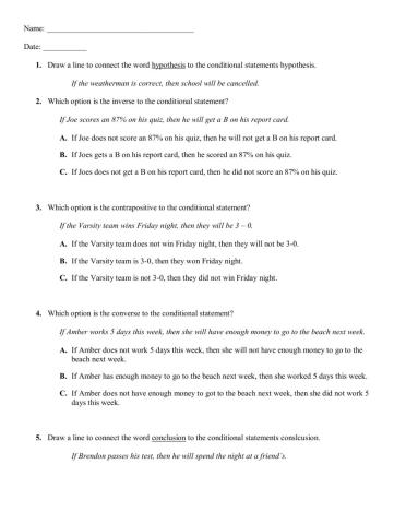 Conditional Statements