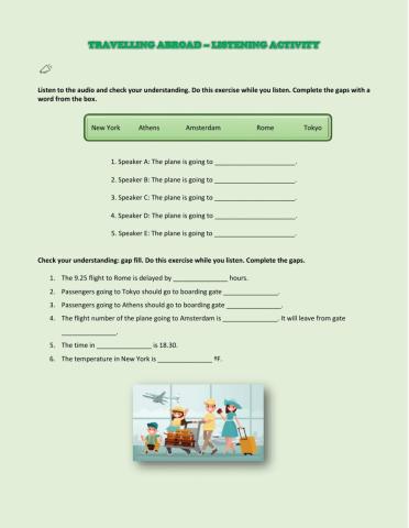 Travelling Abroad - Level A2