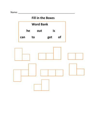 Sight Words (configuration )