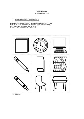 Ow 1 units 1 to 3 review